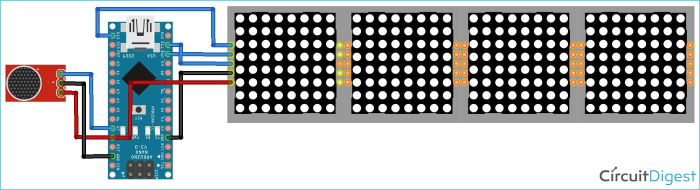 Audio Spectrum Visualizer Circuit Diagram 