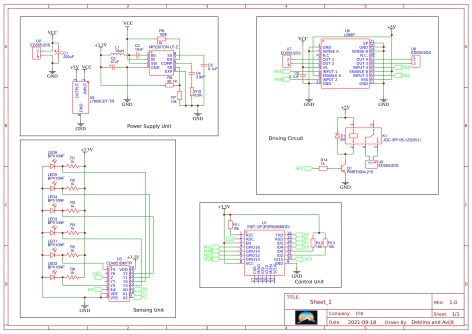 Fire Fighting Bot Controller Circuit Diagram