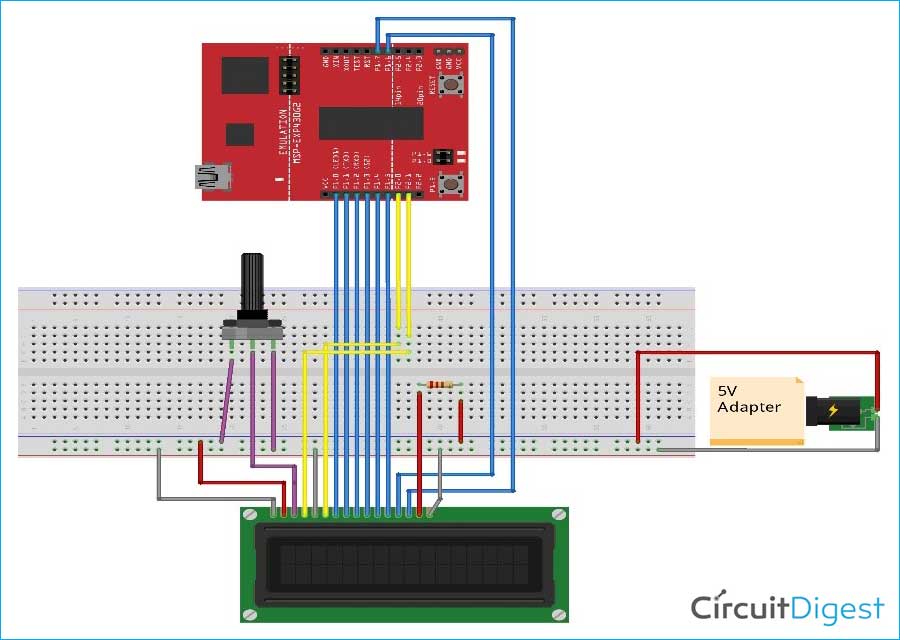 Interfacing LCD with MSP430 