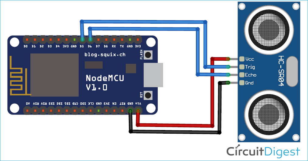 IoT Smart Jar Circuit Diagram