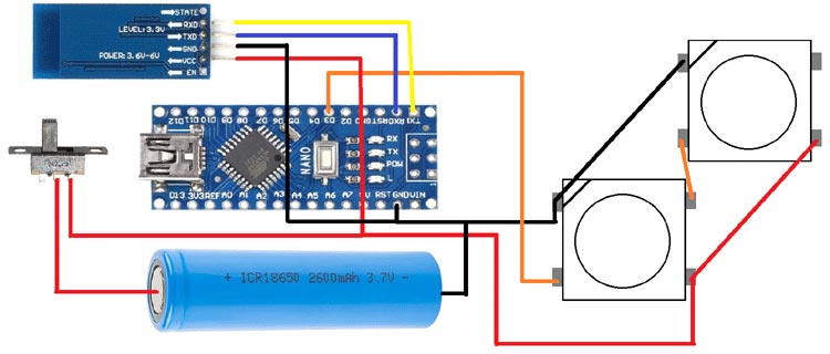 RGB Goggle Circuit Diagram