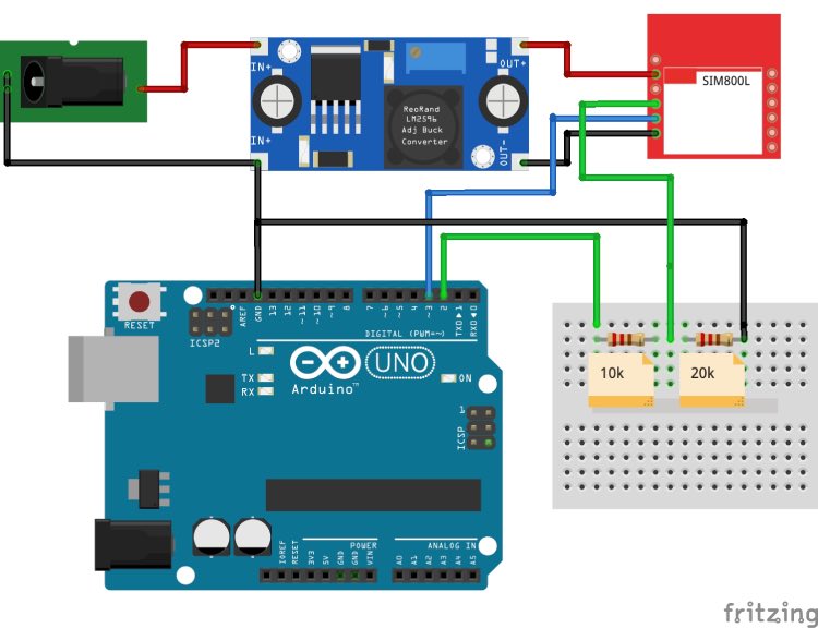 SIM800L GSM Module Interfacing with Arduino