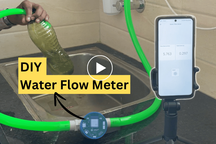 DIY ESP32-Based Smart Water Flow Meter using Arduino and IoT Cloud