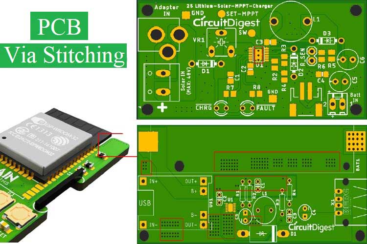 Via Stitching for PCB Design