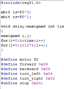 Embedded C Code Example