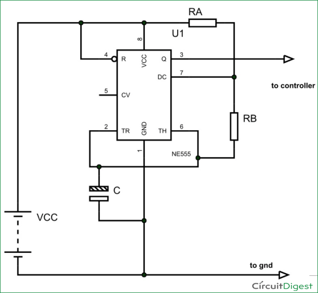 555 timer astable mode