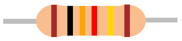 6-band resistor