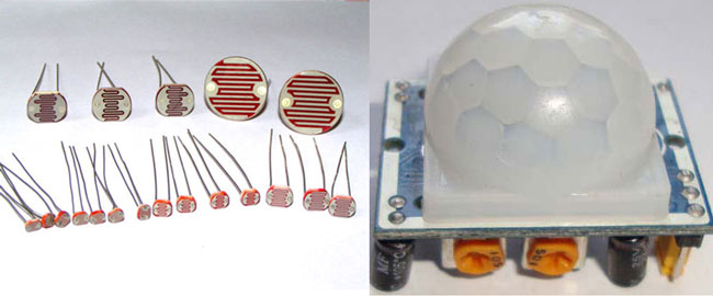 LDR and PIR Sensor