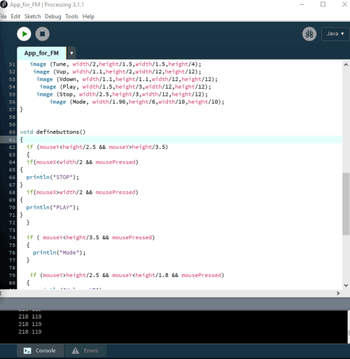 Processing-Android-app-code-for-controlling-FM-radio-wirelessly