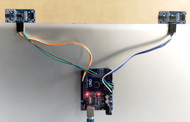 gestures Controlled Computer using Arduino and ultrasonic