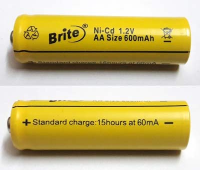 Image of nickel cadmium battery