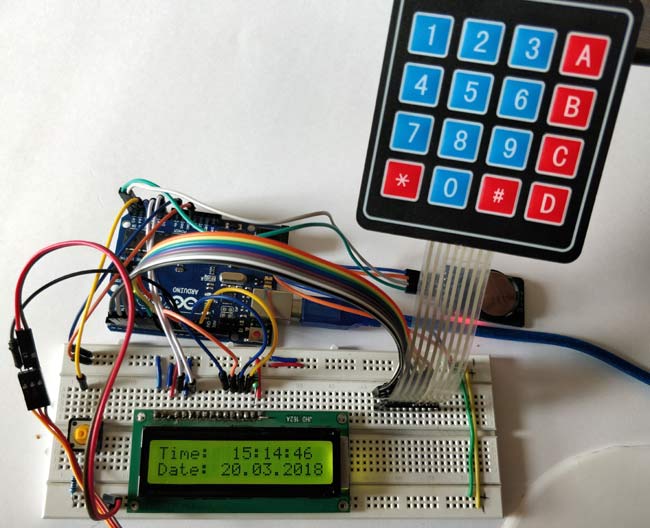 Automatic Pet Feeder using Arduino circuit hardware