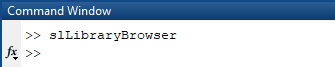 Command to open Simulink Library Browser