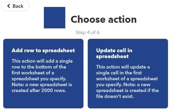 Create Spreadsheet