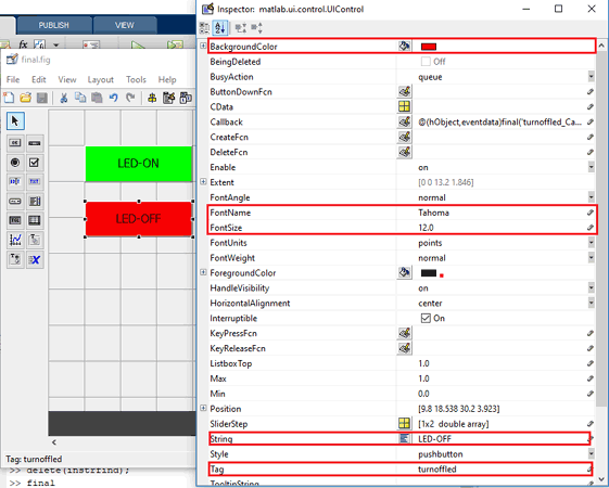 Editing GUI for Serial Communication between MATLAB and Arduino