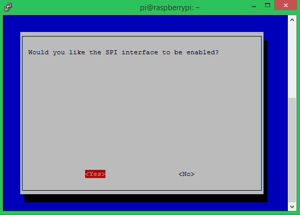 Enable SPI Interface