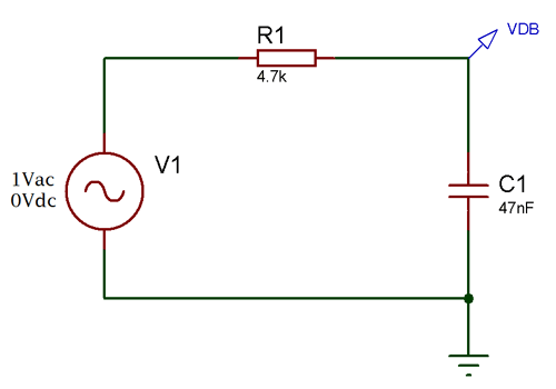 First order Low Pass filter