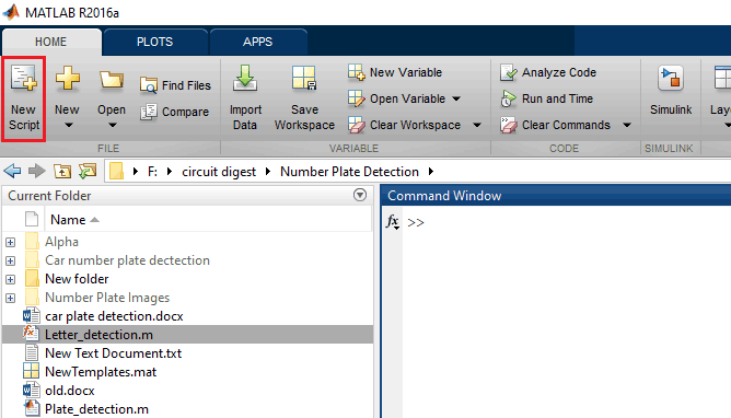 How to Open Editor Window in MATLAB