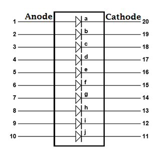 LED Bar Graph Pin Diagram