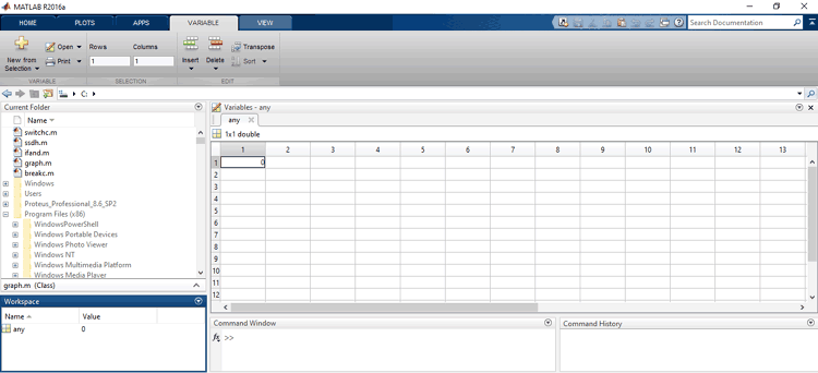 MATLAB Array Editor