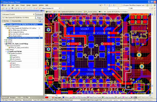 PCB designing using Altium