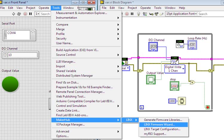 Select MakerHub firmware wizard