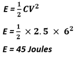 Total Energy Stored in Capacitor Array