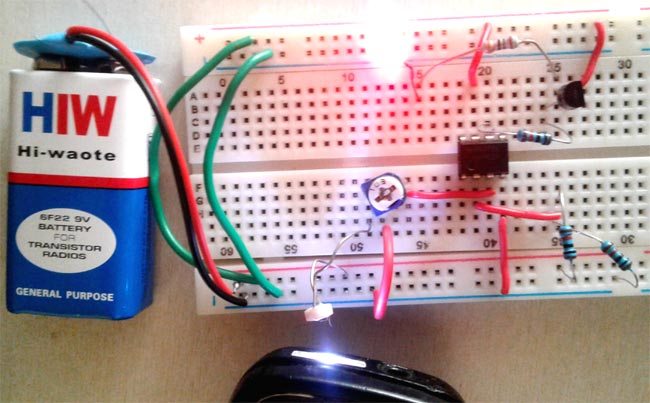 working of Light detector using Wheatstone bridge