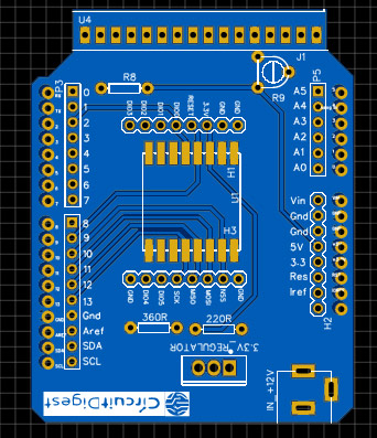 Fabricating PCB for LoRa Shield