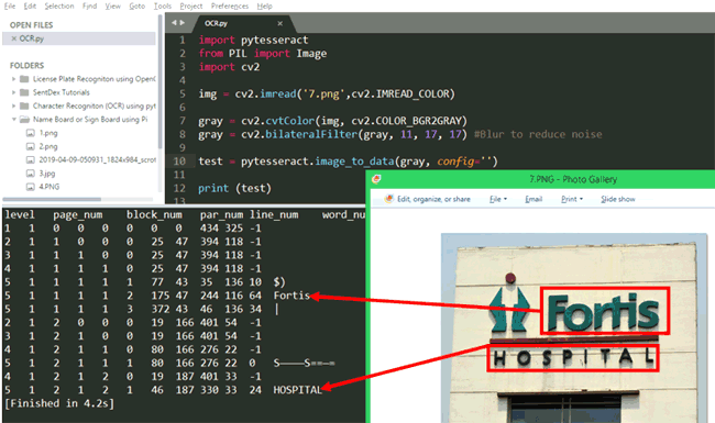 Improving Accuracy of OCR using Tesseract on Pi