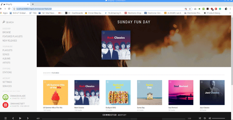 Raspberry Pi Mopidy Music Server 