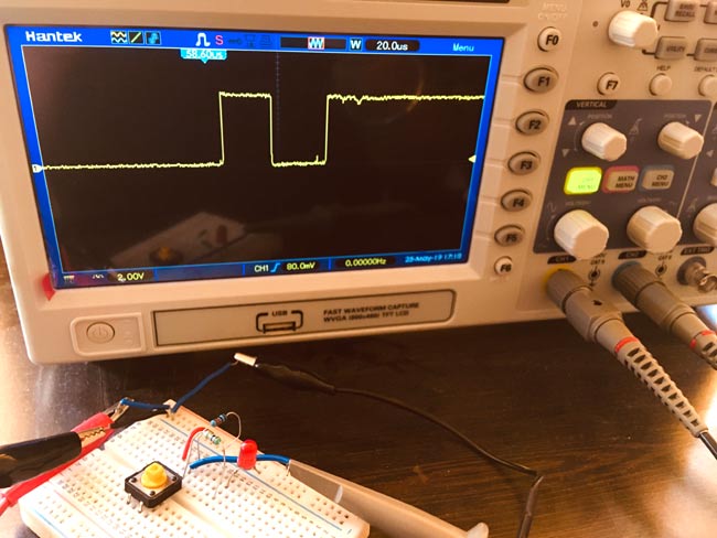 Switch Bounce in the Circuit