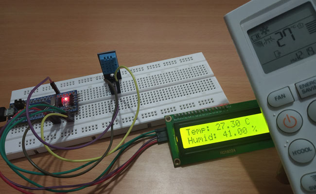 Testing DHT11 Temperature Humidity Sensor with STM32F103C8