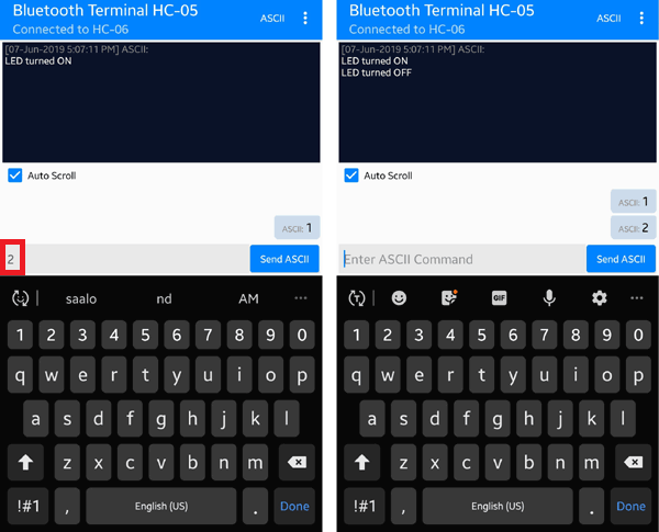 Turning ON and OFF LED using Bluetooth with MSP43