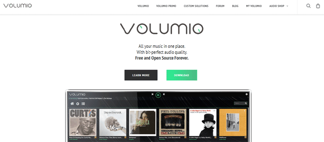 Volumio Media Server Software