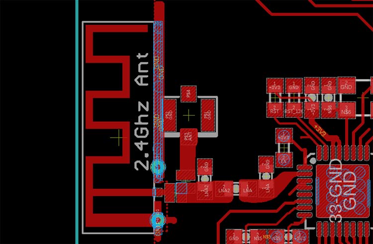 2.4 GHz PCB Antenna 