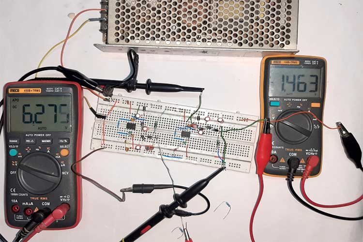 555 Timer Charge Pump Circuit