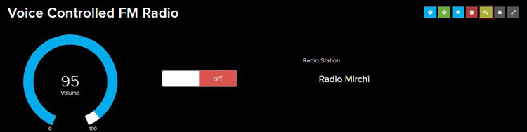 Voice Controlled FM Radio using Adafruit IO