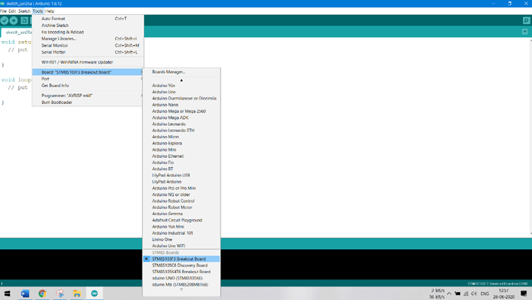 Arduino IDE Setup