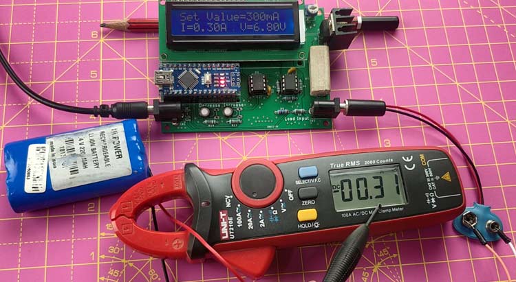 Electronic DC Load using Arduino Working