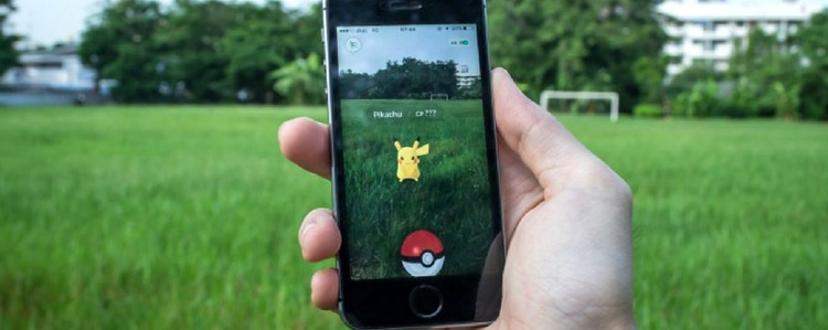 Augmented reality in Pokemon Go