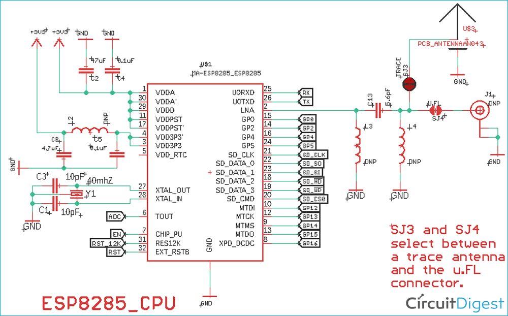 ESP8285 SOC