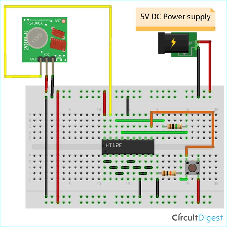 GPS Tracking & Alerts Transmitter Circuit Diagram