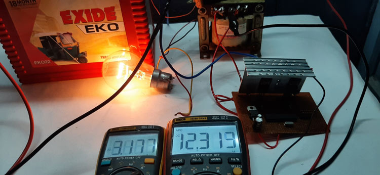 SPWM Inverter's Input Power Consumption