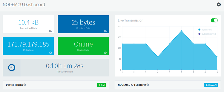 Logging Data on Thinger.io 