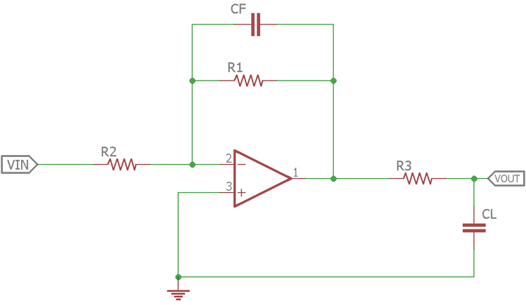 Op-Amp Miller Compensation Circuit