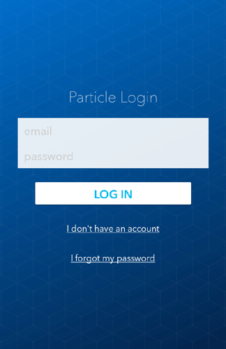 Particle Login