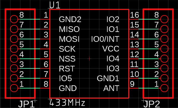 RFM69HCW Module Schematic