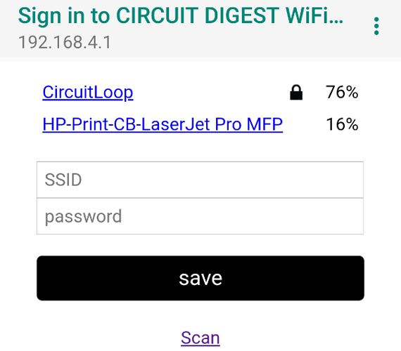 Wi-Fi Manager Configuration