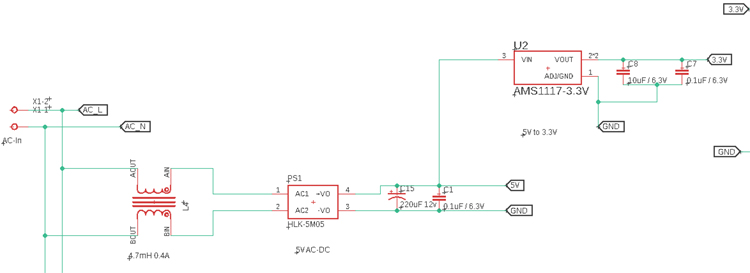 AC to DC Converter Circuit Diagram